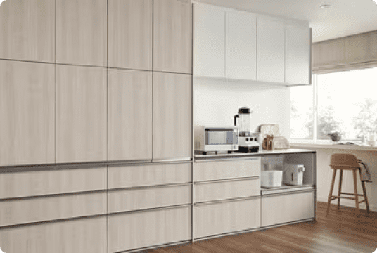 壁面全体タイプの施工例